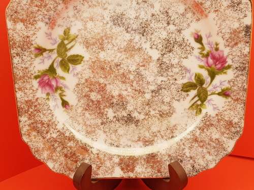 Vintage STRATHMORE Fine China Hand Painted Plate No 6063 - England (4 Available)