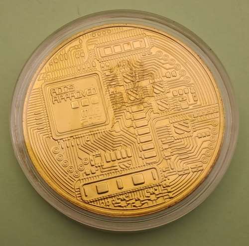 Symbolic - 1 Troy OZ 999 Fine Copper MJB Monetary Metals BITCOIN Token Decentralized -Peer to Peer r