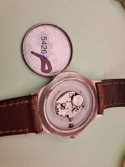 Pre-owned TIME Endurance Quartz Mens watch with Leather Strap  'Working' Japan Movement