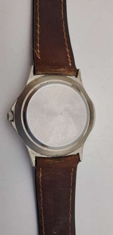 Pre-owned TIME Endurance Quartz Mens watch with Leather Strap  'Working' Japan Movement