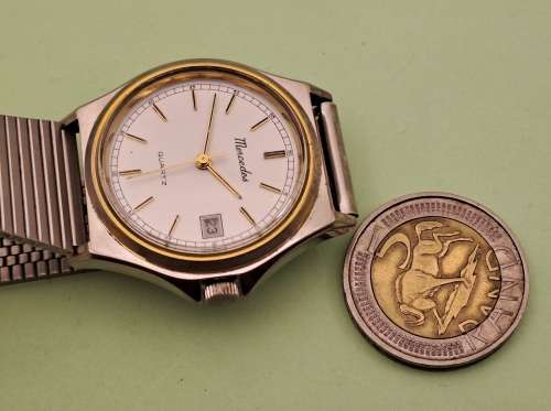 Pre-owned Vintage  Quartz  watch -working with New Battery- Mercedes