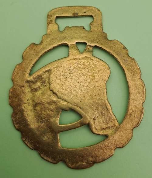 Vintage  Horse Brass -72x89mm