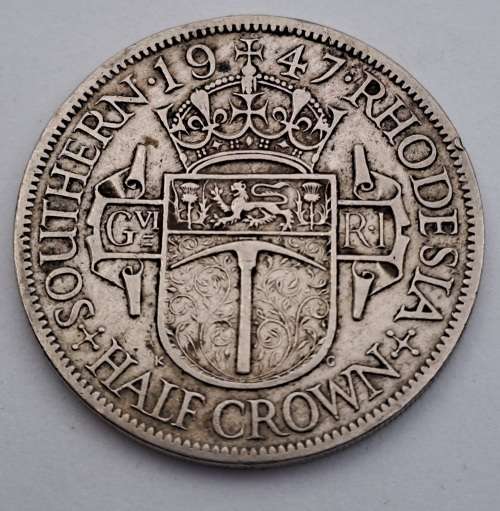 1947  Southern Rhodesia ½ Crown - George VI