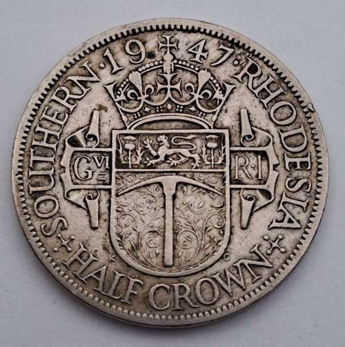 1947  Southern Rhodesia ½ Crown - George VI