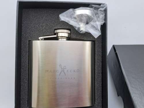 Marc Ecko Timepieces Hip Flask 6Oz- still in box