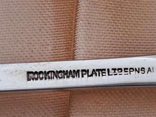 Vintage Knife,Fork and Spoon set Boxed -A Dorada Quality Product-Rockingham plate EPNS A1 Sheffield