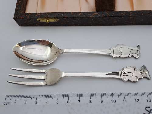 Vintage Knife,Fork and Spoon set Boxed -A Dorada Quality Product-Rockingham plate EPNS A1 Sheffield