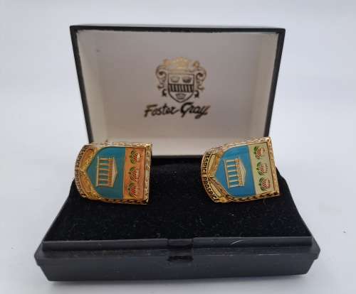Vintage Foster Gray Respice Prospice Cufflinks -Boxed