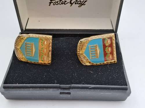 Vintage Foster Gray Respice Prospice Cufflinks -Boxed