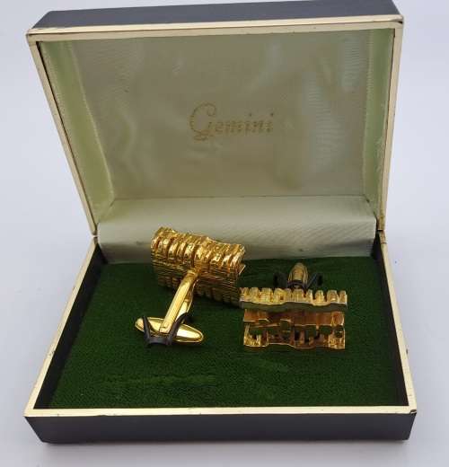 Vintage Gemini Cufflinks -Boxed