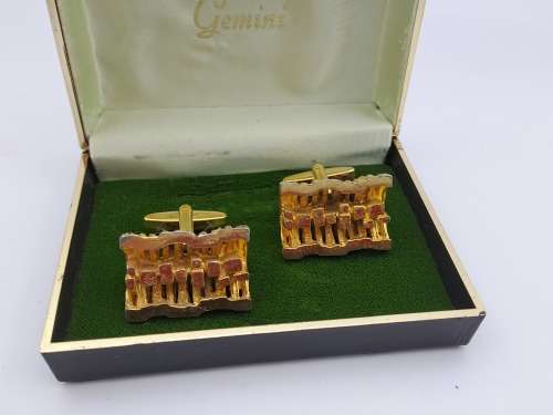 Vintage Gemini Cufflinks -Boxed