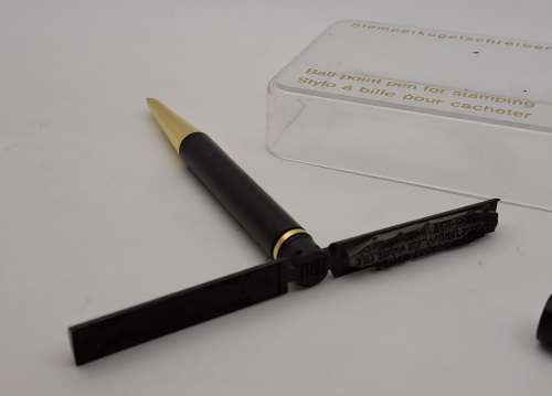 Vintage Heri Stempel Pen German Made (need new refill an stempel) in Case