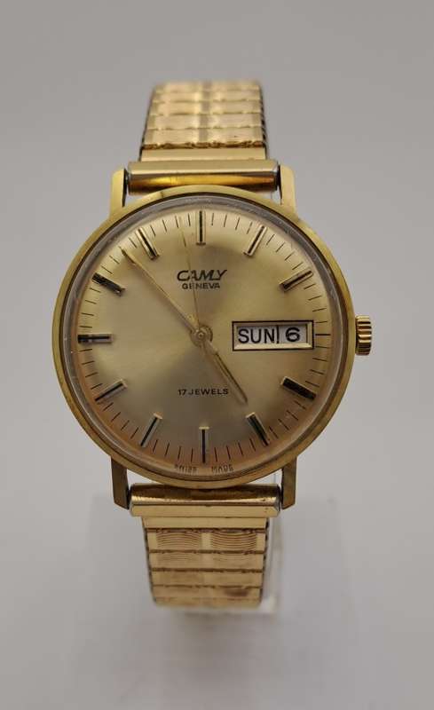 Vintage CAMY Geneva Mens Mechanical watch - Working