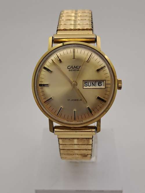 Vintage CAMY Geneva Mens Mechanical watch - Working