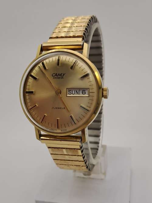 Vintage CAMY Geneva Mens Mechanical watch - Working