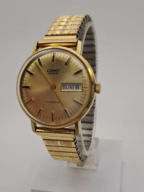 Vintage CAMY Geneva Mens Mechanical watch - Working
