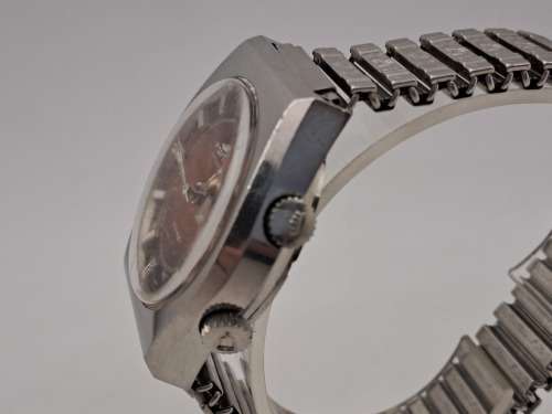 Rare Vintage FORTIS Automatic Brain Matic alarm  Mens watch- working