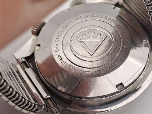 Rare Vintage FORTIS Automatic Brain Matic alarm  Mens watch- working
