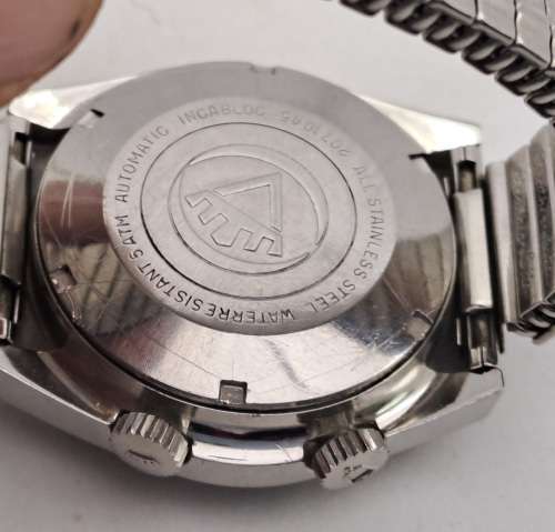 Rare Vintage FORTIS Automatic Brain Matic alarm  Mens watch- working