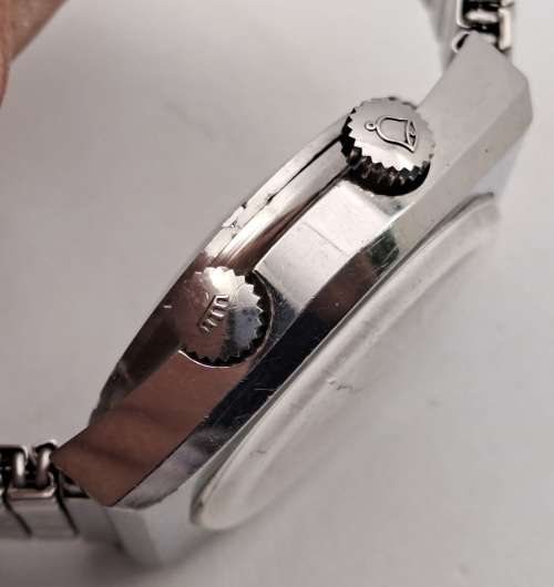 Rare Vintage FORTIS Automatic Brain Matic alarm  Mens watch- working