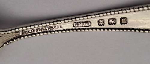 Antique 1912-1913 Hallmarked Sterling (.925) Silver Spoon -Berlingham England  14,41gram - 116mm