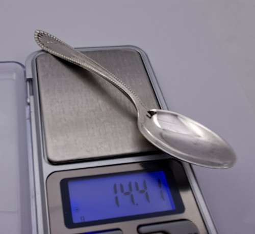 Antique 1912-1913 Hallmarked Sterling (.925) Silver Spoon -Berlingham England  14,41gram - 116mm