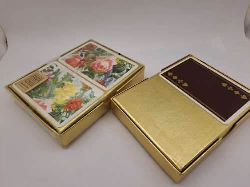 2 packs of Excellent PLATNIC Austria Playing Cards - Boxed