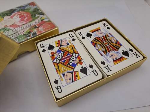 2 packs of Excellent PLATNIC Austria Playing Cards - Boxed