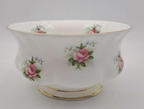 Vintage Royal Albert ''Forget Me Not'' Rose Sugar Bowl - (Hairline Crack )