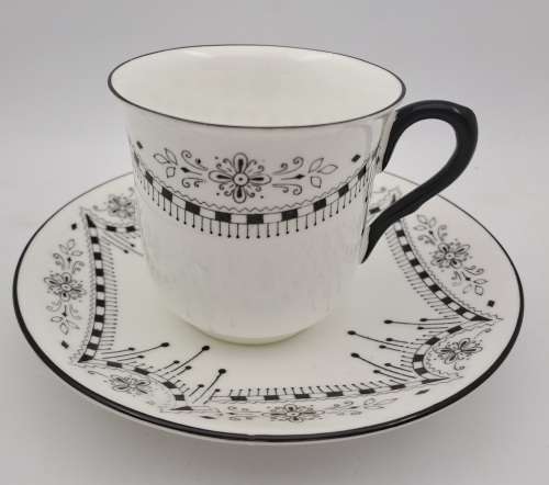 Vintage Shelley Art Deco China Demitasse Tea Duo Rd 674953 - England (9 available)