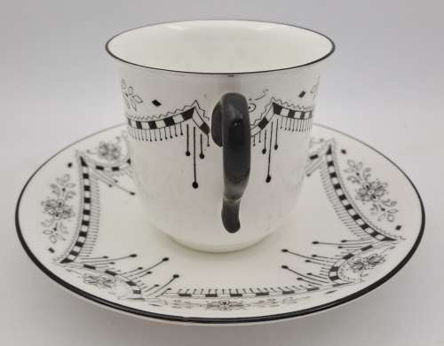 Vintage Shelley Art Deco China Demitasse Tea Duo Rd 674953 - England (9 available)