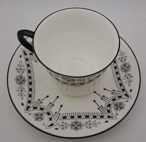 Vintage Shelley Art Deco China Demitasse Tea Duo Rd 674953 - England (9 available)