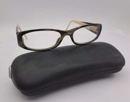 Pre-owned Chanel reading Glasses 3119-H c,944 50 U 16 135 in Case Made in Italy