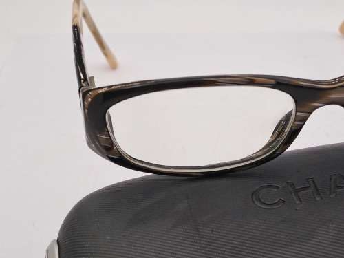 Pre-owned Chanel reading Glasses 3119-H c,944 50 U 16 135 in Case Made in Italy