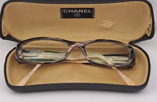Pre-owned Chanel reading Glasses 3119-H c,944 50 U 16 135 in Case Made in Italy