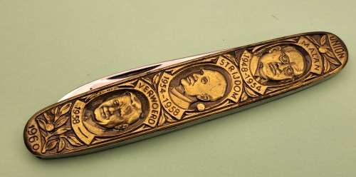 Vintage 6 Union Presidents 1910-1960 Pocket Knife Jovika Solingen Germany
