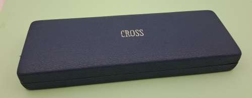 Pre-owned - Cross 1/20 14kt Rolled Gold Pen Made in Ireland -Ink still ok  -In Case -FNB Branded