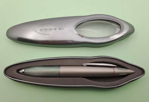 Pre-owned - CROSS Morph Comfort Grip Ballpoint Pen with Gel Rolling Ball Refill (Ink is Dry)