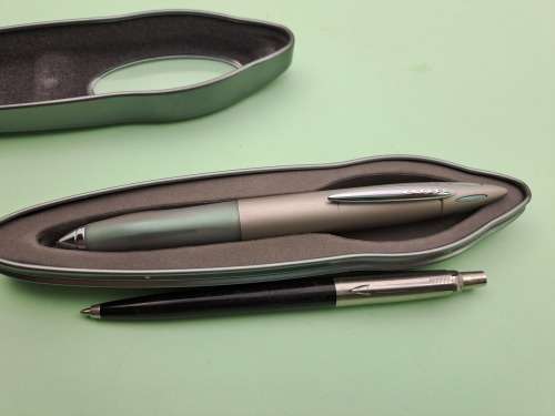 Pre-owned - CROSS Morph Comfort Grip Ballpoint Pen with Gel Rolling Ball Refill (Ink is Dry)