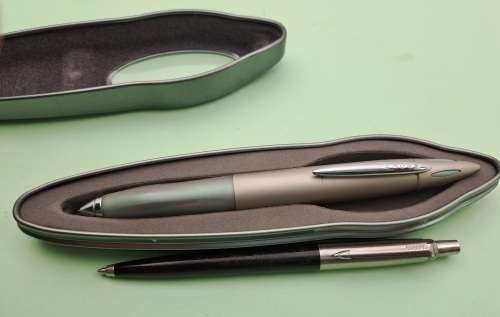 Pre-owned - CROSS Morph Comfort Grip Ballpoint Pen with Gel Rolling Ball Refill (Ink is Dry)