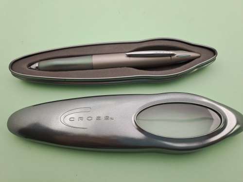 Pre-owned - CROSS Morph Comfort Grip Ballpoint Pen with Gel Rolling Ball Refill (Ink is Dry)