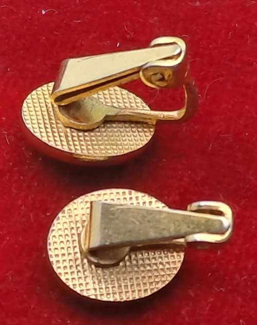 Vintage Cameo earrings  12x8mm