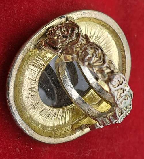 Vintage Cameo Ring 40x32mm inside diameter is 15mm