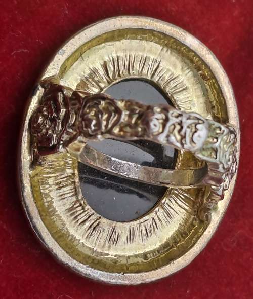 Vintage Cameo Ring 40x32mm inside diameter is 15mm