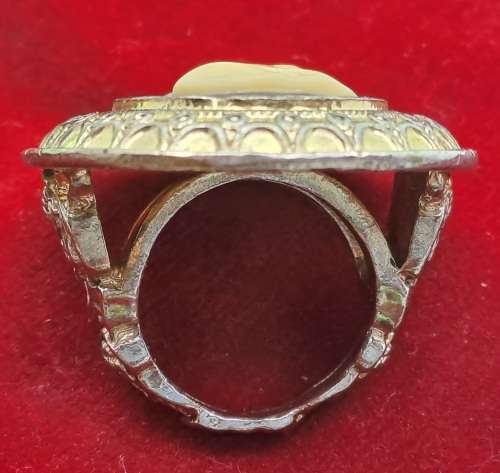 Vintage Cameo Ring 40x32mm inside diameter is 15mm