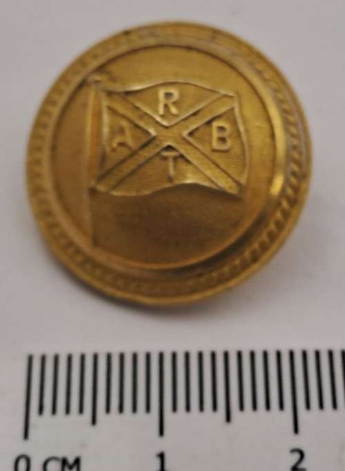 Vintage Military Tunic Button made In Stockholm