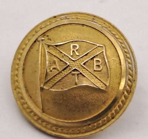 Vintage Military Tunic Button made In Stockholm