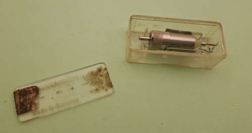 6 Vintage Easterbrook Fountain Pen Nips made in the USA (also pencil head?)