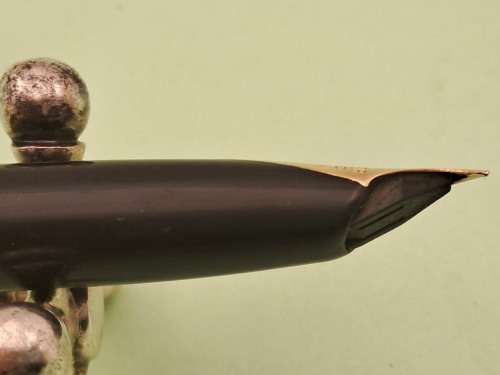 Vintage Gold plated Sheaffer Fountain pen with 14kt 585 Gold Nib(2 Convertors) Cap engraved