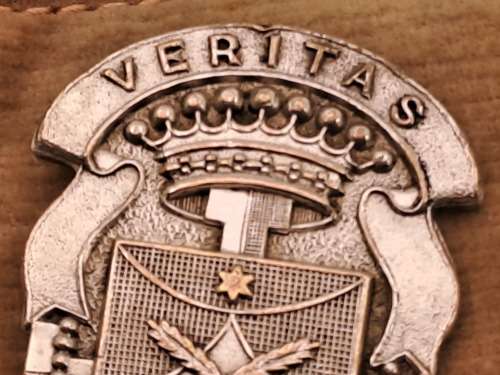 Vintage Viritas badge?